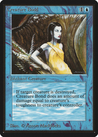 Creature Bond [Limited Edition Beta] | Magic Magpie