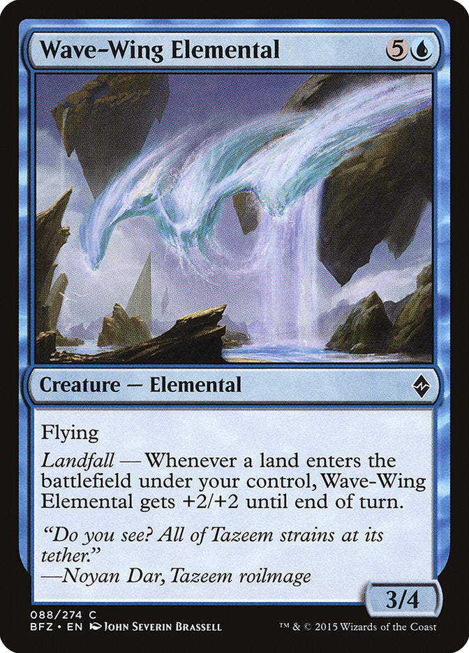 Wave-Wing Elemental [Battle for Zendikar] | Magic Magpie