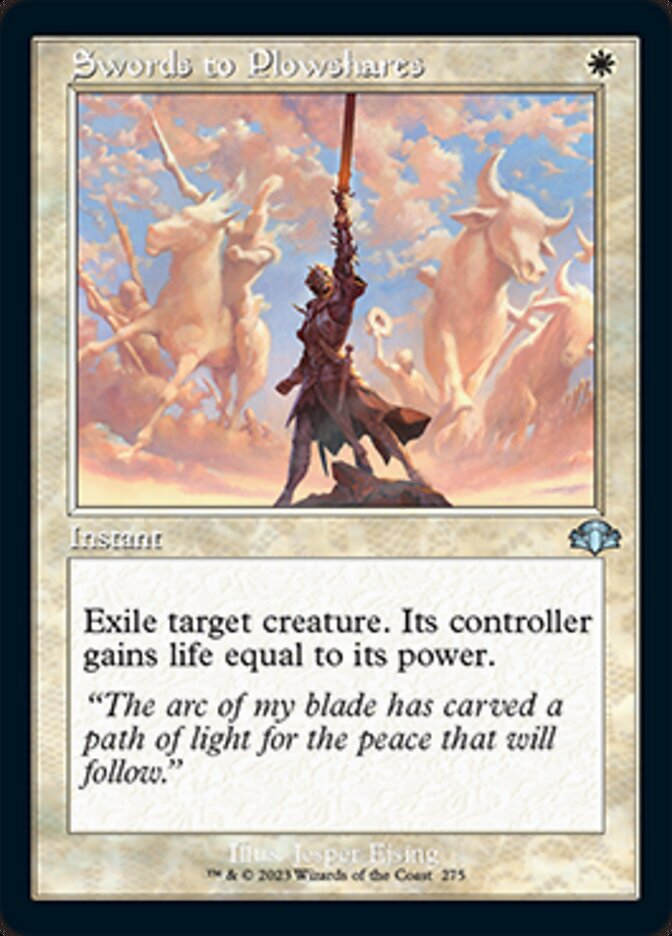 Swords to Plowshares (Retro) [Dominaria Remastered] | Magic Magpie