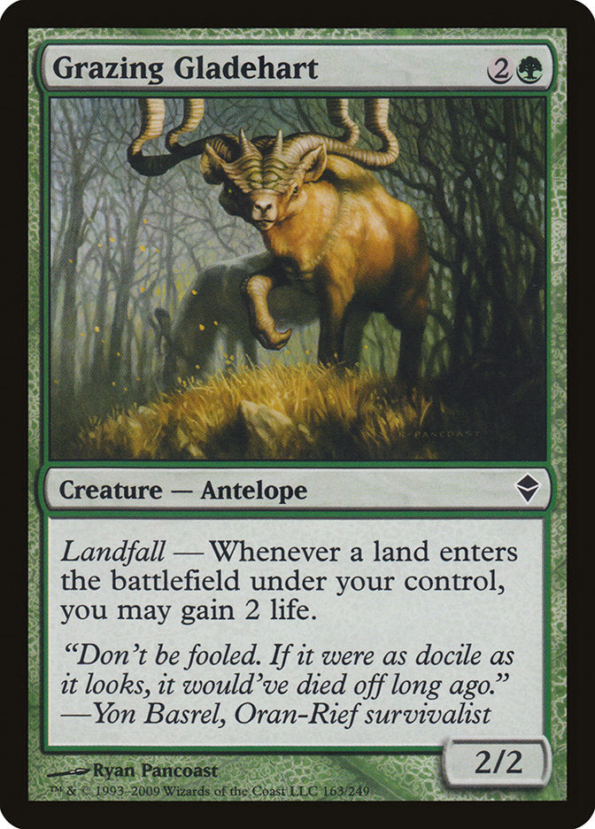 Grazing Gladehart [Zendikar] | Magic Magpie