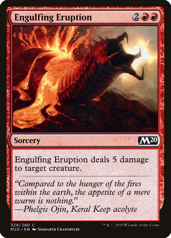 Engulfing Eruption [Core Set 2020] | Magic Magpie