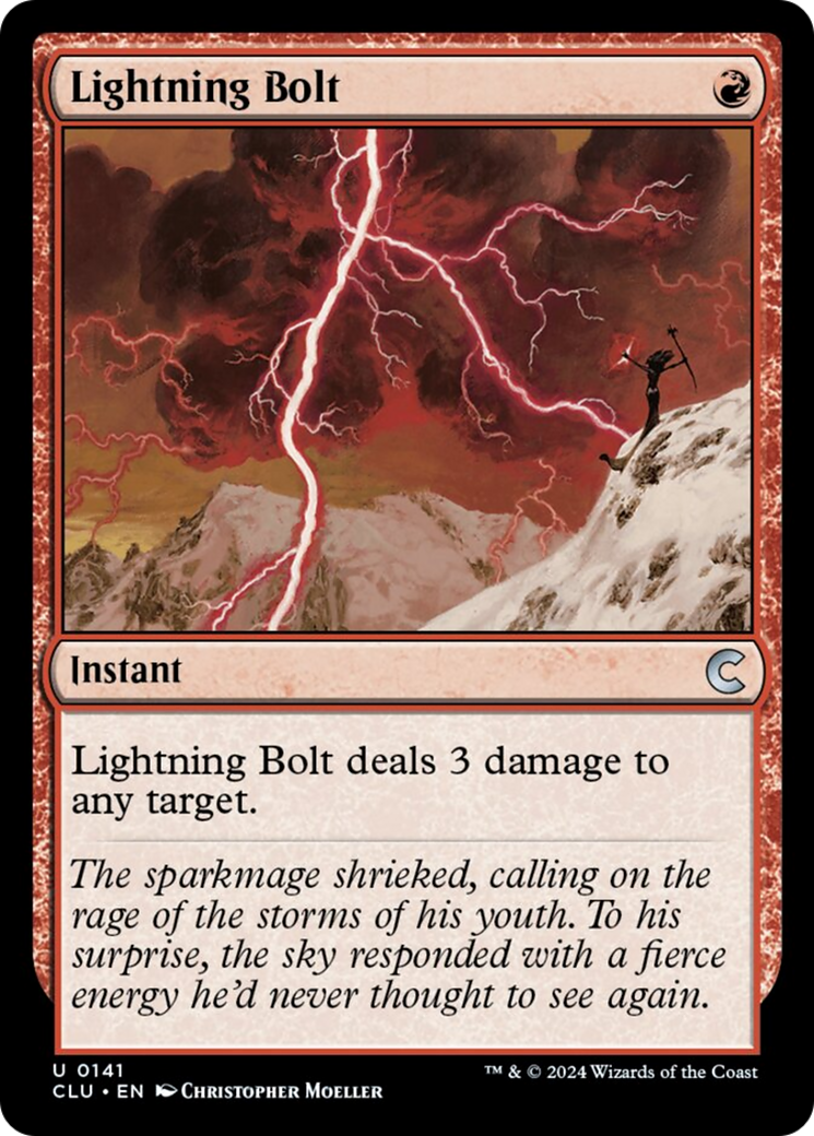 Lightning Bolt [Ravnica: Clue Edition] | Magic Magpie