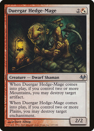 Duergar Hedge-Mage [Eventide] | Magic Magpie