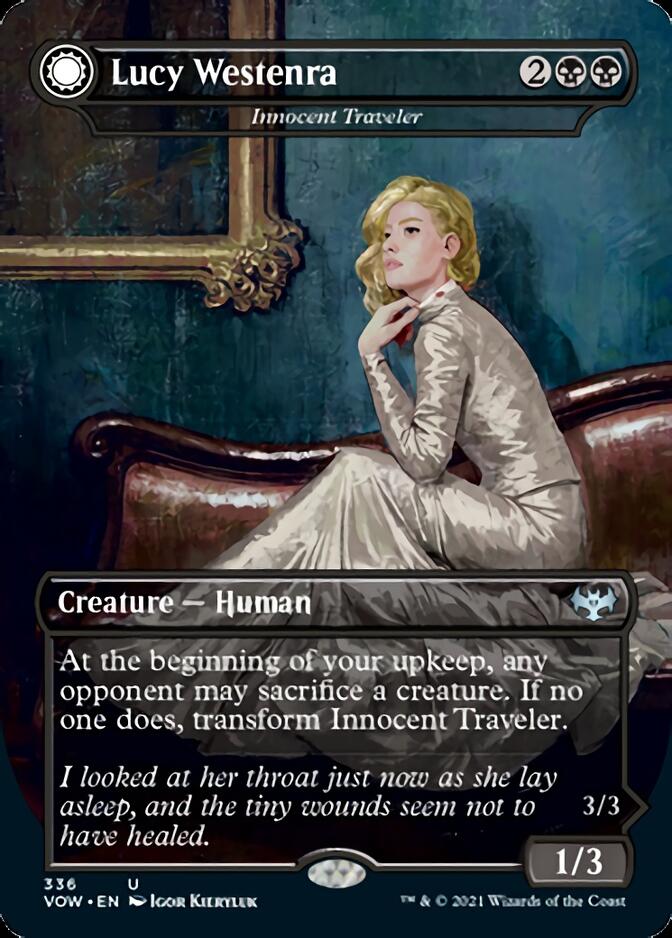 Innocent Traveler // Malicious Invader - Lucy Westenra // Lucy, Arisen Vampire [Innistrad: Crimson Vow] | Magic Magpie