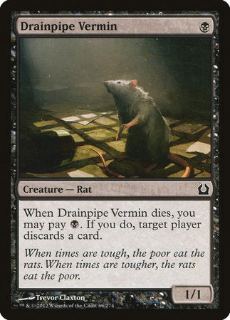 Drainpipe Vermin [Return to Ravnica] | Magic Magpie