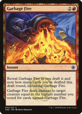 Garbage Fire [Conspiracy: Take the Crown] | Magic Magpie