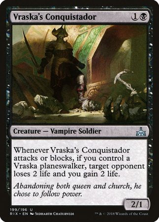 Vraska's Conquistador [Rivals of Ixalan] | Magic Magpie