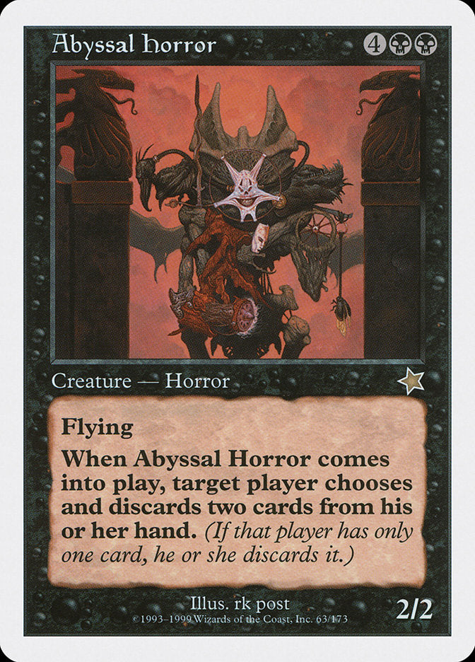 Abyssal Horror [Starter 1999] | Magic Magpie