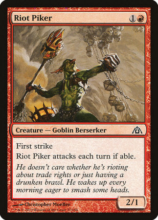 Riot Piker [Dragon's Maze] | Magic Magpie