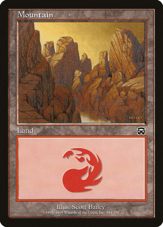 Mountain (344) [Mercadian Masques] | Magic Magpie