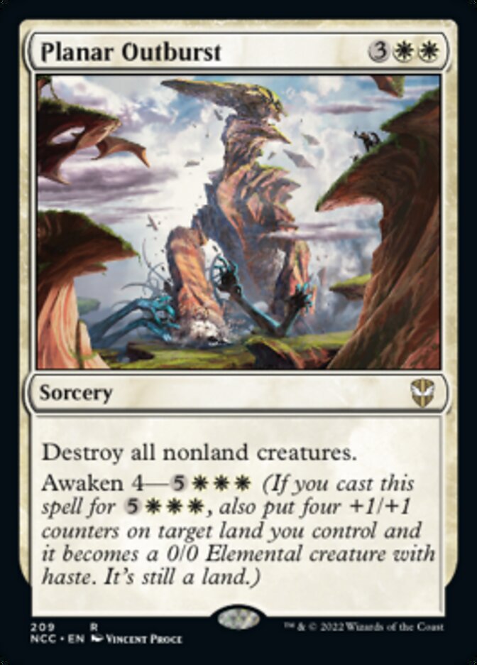 Planar Outburst [Streets of New Capenna Commander] | Magic Magpie