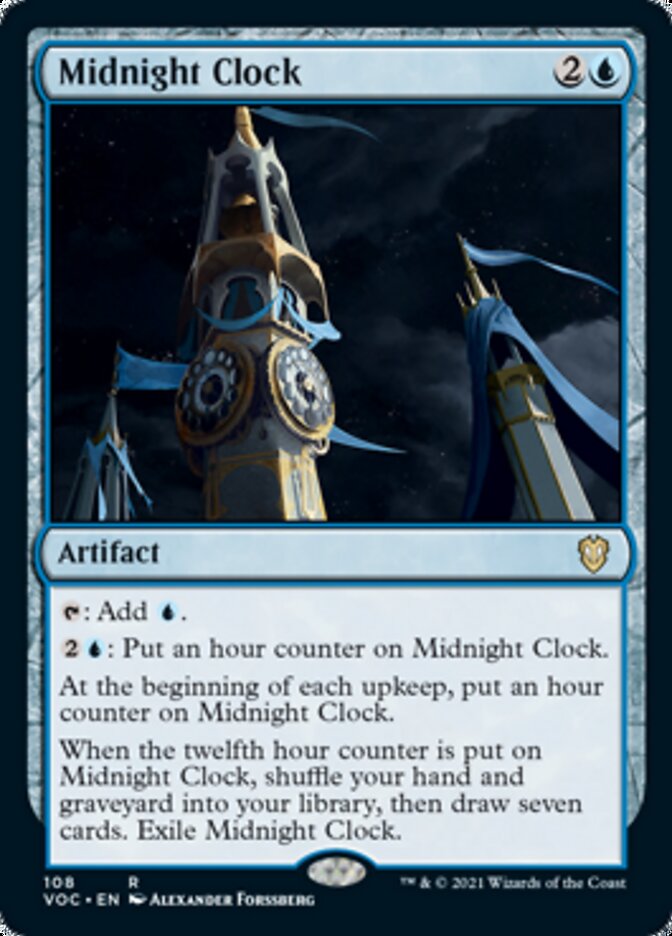 Midnight Clock [Innistrad: Crimson Vow Commander] | Magic Magpie