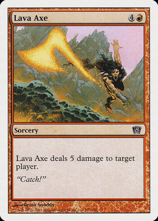Lava Axe [Eighth Edition] | Magic Magpie