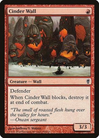 Cinder Wall [Conspiracy] | Magic Magpie