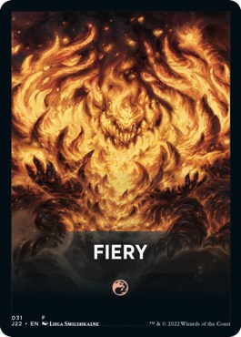 Fiery Theme Card [Jumpstart 2022 Front Cards] | Magic Magpie