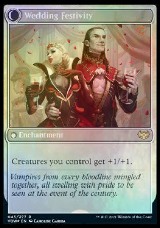 Wedding Announcement // Wedding Festivity [Innistrad: Crimson Vow Prerelease Promos] | Magic Magpie