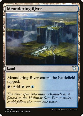 Meandering River [Commander 2018] | Magic Magpie