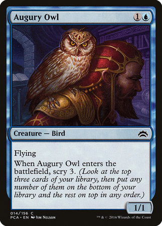 Augury Owl [Planechase Anthology] | Magic Magpie