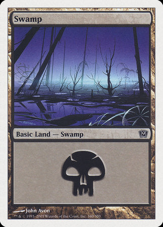Swamp (340) [Ninth Edition] | Magic Magpie