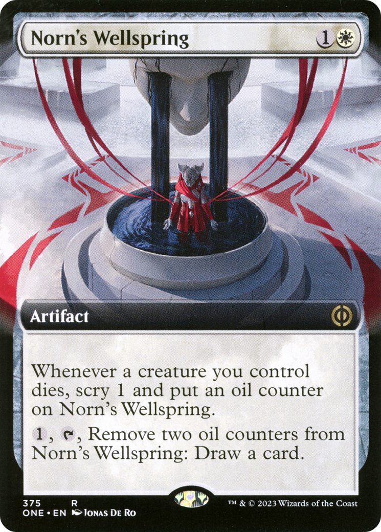 Norn's Wellspring (Extended Art) [Phyrexia: All Will Be One] | Magic Magpie