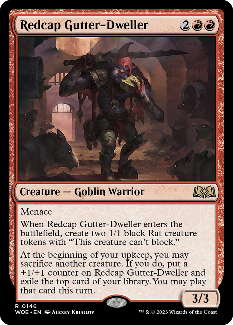 Redcap Gutter-Dweller [Wilds of Eldraine] | Magic Magpie