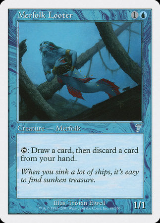 Merfolk Looter [Seventh Edition] | Magic Magpie