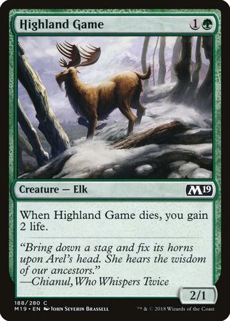 Highland Game [Core Set 2019] | Magic Magpie