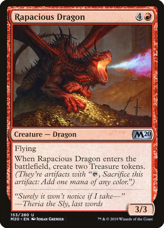 Rapacious Dragon [Core Set 2020] | Magic Magpie