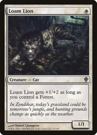 Loam Lion [Worldwake] | Magic Magpie