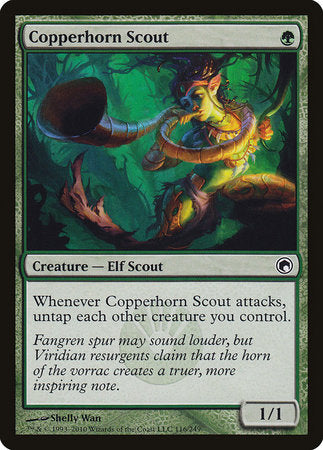 Copperhorn Scout [Scars of Mirrodin] | Magic Magpie