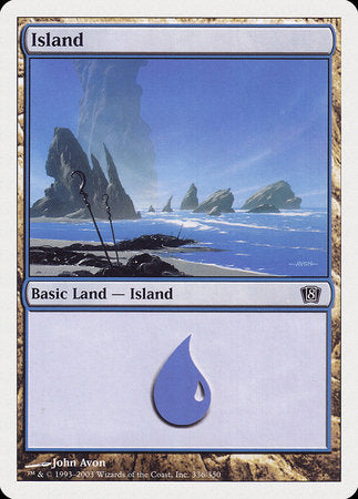 Island (336) [Eighth Edition] | Magic Magpie