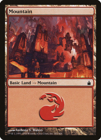 Mountain (301) [Ravnica: City of Guilds] | Magic Magpie