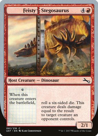 Feisty Stegosaurus [Unstable] | Magic Magpie