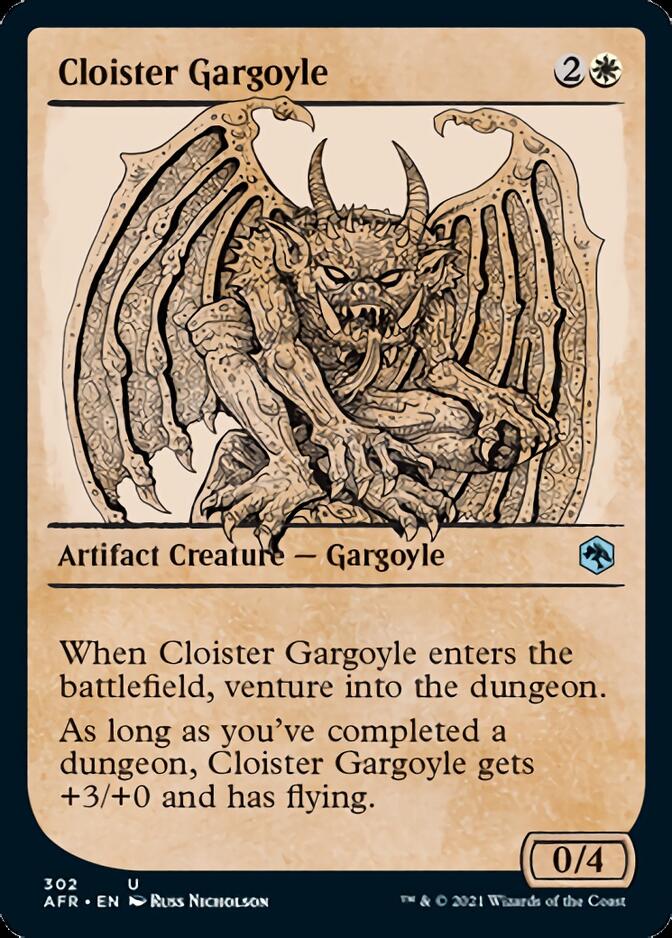 Cloister Gargoyle  (Showcase) [Dungeons & Dragons: Adventures in the Forgotten Realms] | Magic Magpie