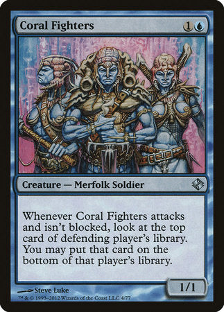 Coral Fighters [Duel Decks: Venser vs. Koth] | Magic Magpie