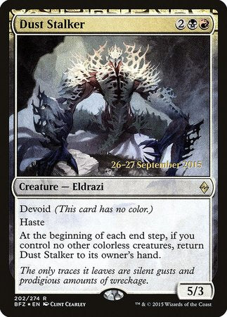 Dust Stalker [Battle for Zendikar Promos] | Magic Magpie