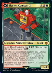 Blaster, Combat DJ // Blaster, Morale Booster [Universes Beyond: Transformers] | Magic Magpie