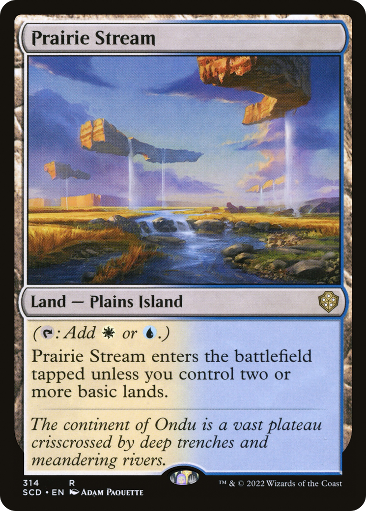 Prairie Stream [Starter Commander Decks] | Magic Magpie