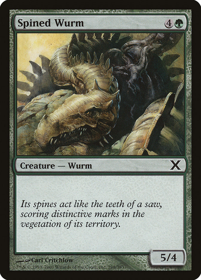 Spined Wurm [Tenth Edition] | Magic Magpie