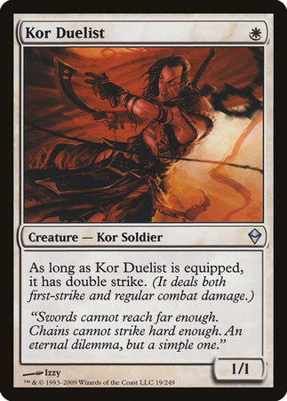 Kor Duelist [Zendikar] | Magic Magpie