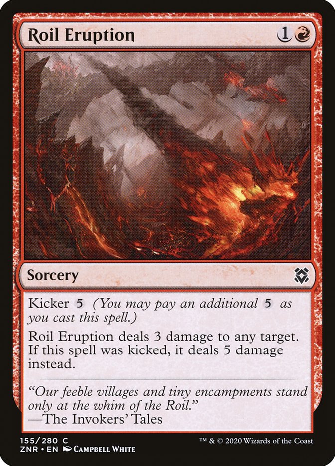 Roil Eruption [Zendikar Rising] | Magic Magpie