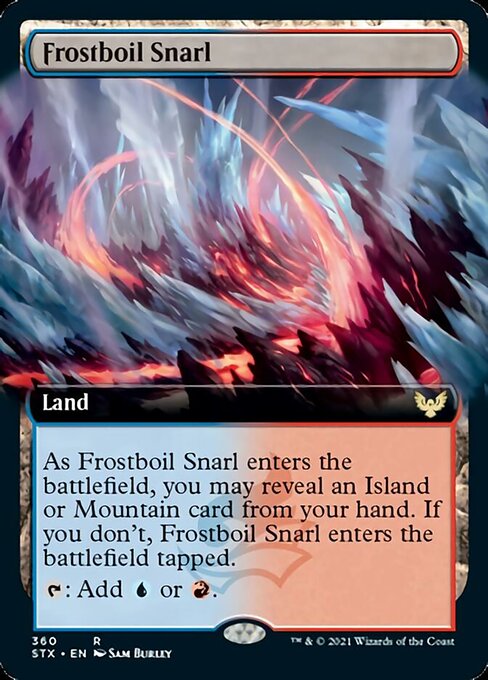 Frostboil Snarl (Extended) [Strixhaven: School of Mages] | Magic Magpie