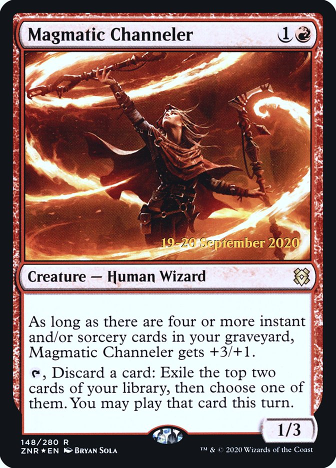 Magmatic Channeler  [Zendikar Rising Prerelease Promos] | Magic Magpie