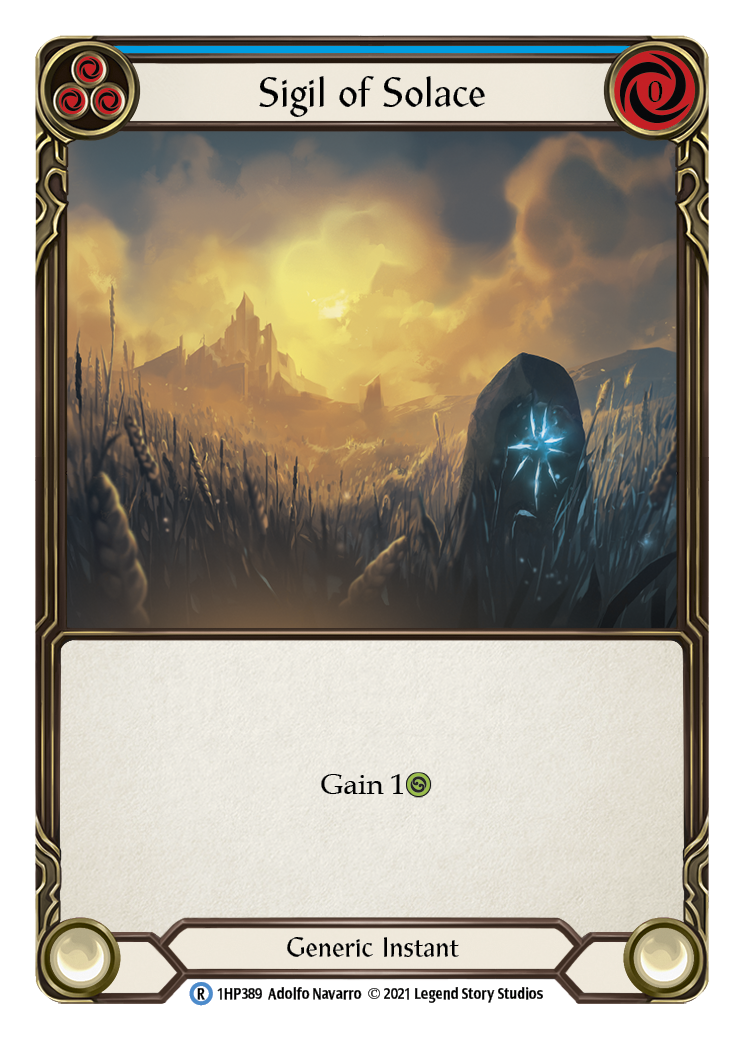 Sigil of Solace (Blue) [1HP389] | Magic Magpie