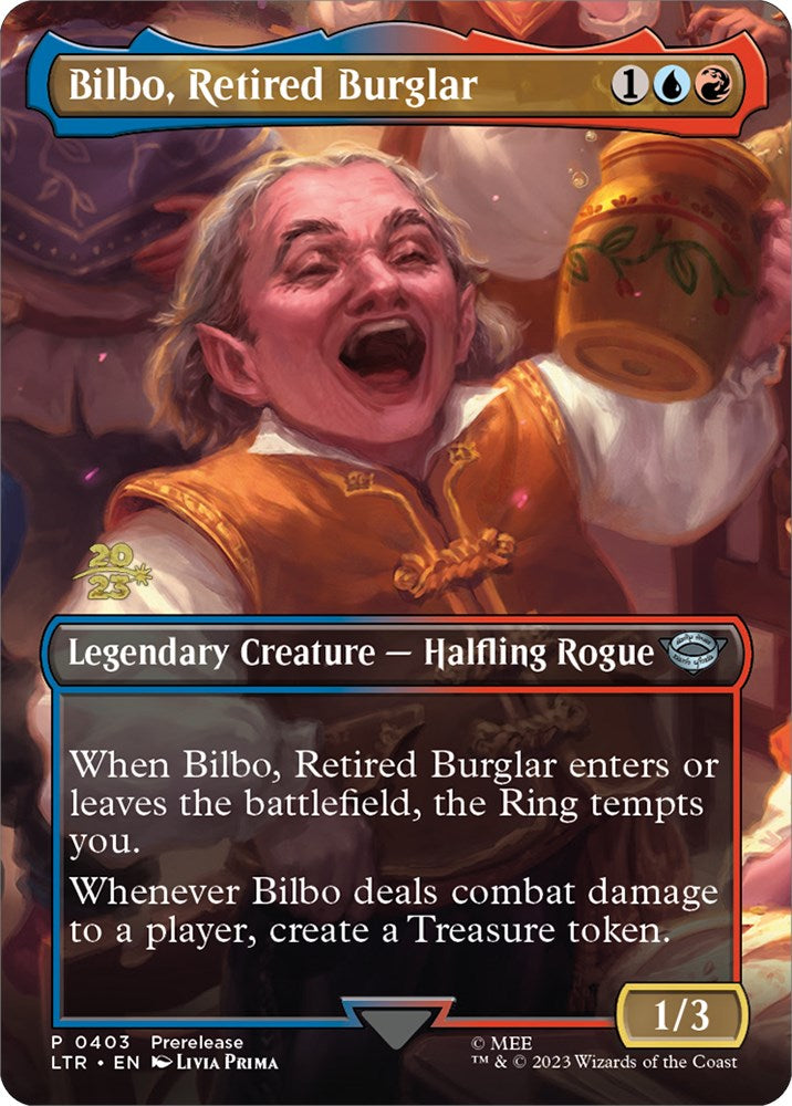 Bilbo, Retired Burglar [The Lord of the Rings: Tales of Middle-Earth Prerelease Promos] | Magic Magpie
