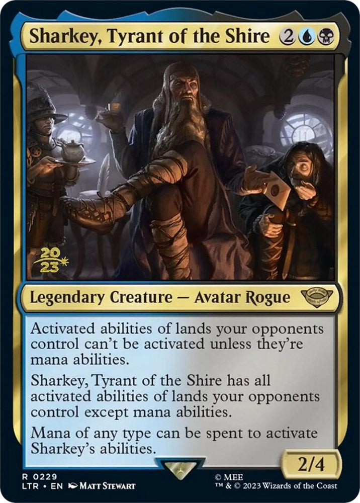 Sharkey, Tyrant of the Shire [The Lord of the Rings: Tales of Middle-Earth Prerelease Promos] | Magic Magpie