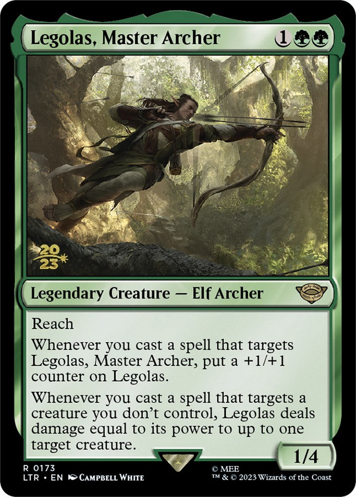 Legolas, Master Archer [The Lord of the Rings: Tales of Middle-Earth Prerelease Promos] | Magic Magpie