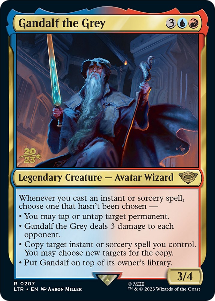 Gandalf the Grey [The Lord of the Rings: Tales of Middle-Earth Prerelease Promos] | Magic Magpie