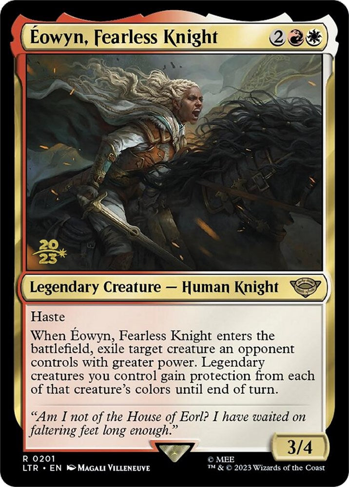 Eowyn, Fearless Knight [The Lord of the Rings: Tales of Middle-Earth Prerelease Promos] | Magic Magpie