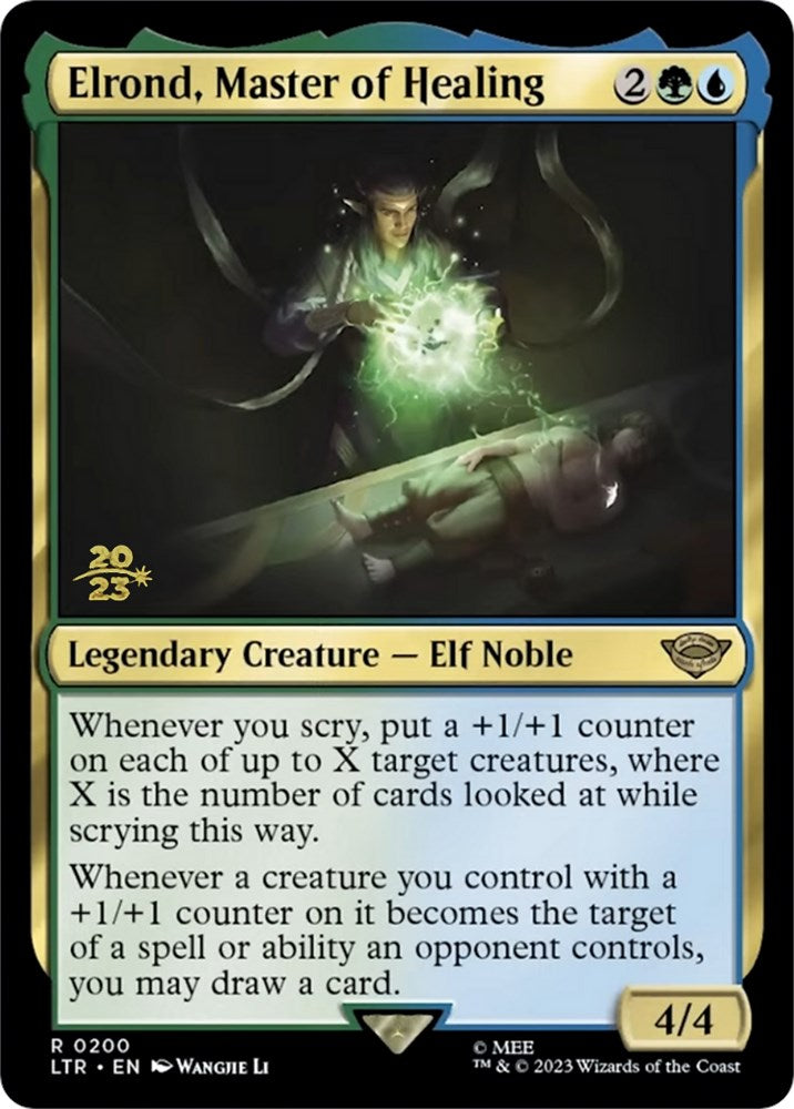 Elrond, Master of Healing [The Lord of the Rings: Tales of Middle-Earth Prerelease Promos] | Magic Magpie